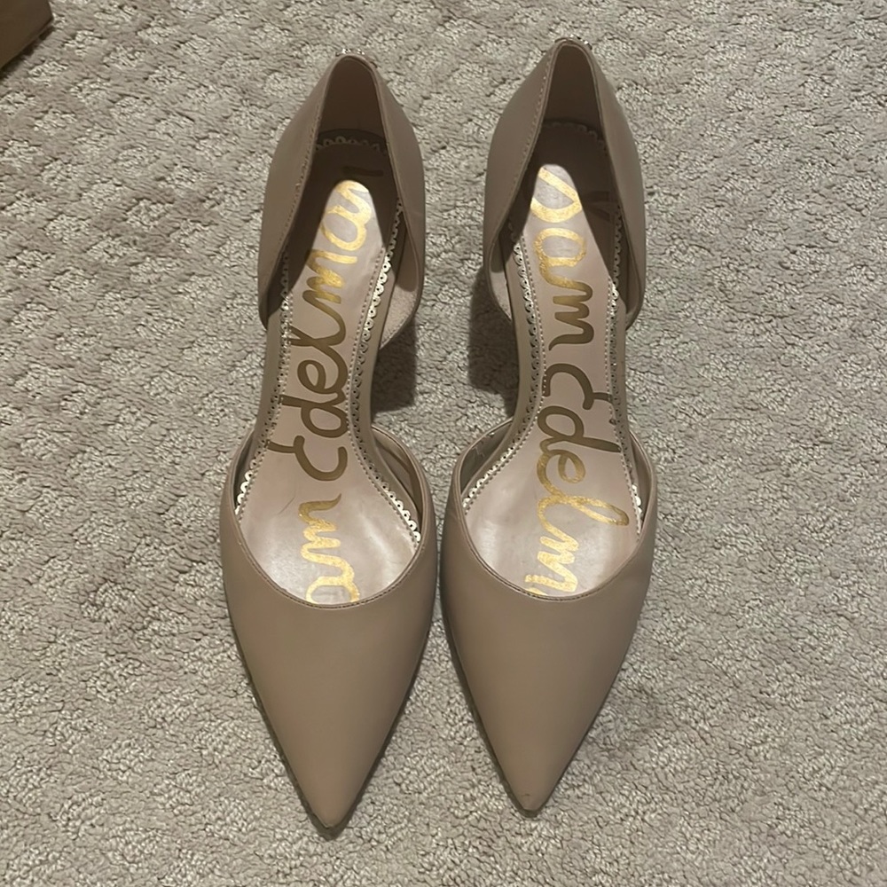 Sam Edelman nude pumps 9.5 barely worn